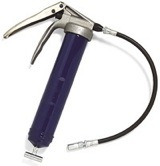 Typical grease gun for chassis, bearing, and driveshaft maintenance